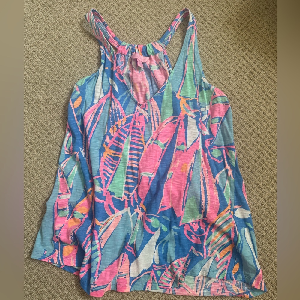 Colorful Sleeveless Women's Top